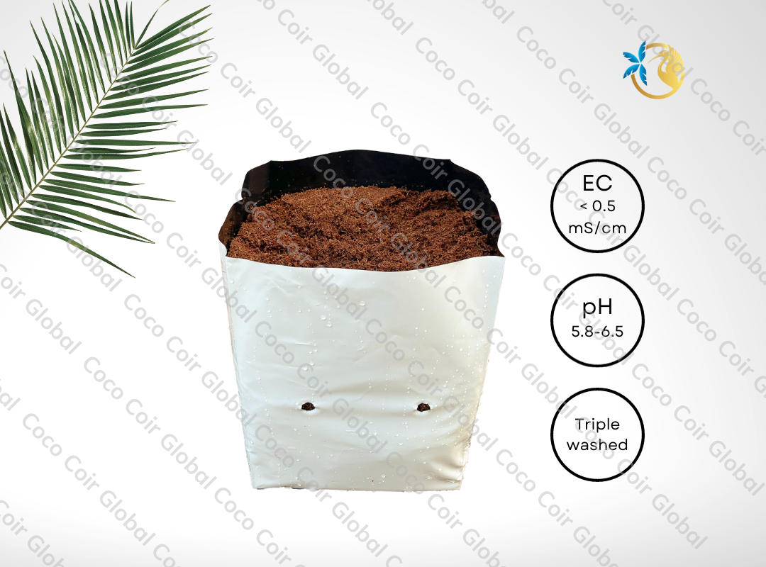 Bolsa de cultivo de fibra de coco (Coco Coir Slab) Coco Coir Global