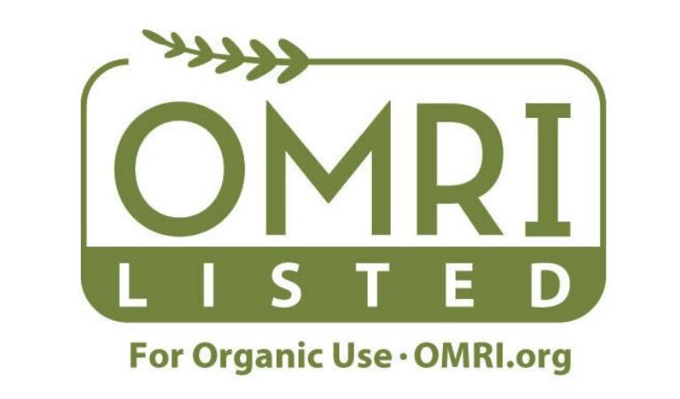 OMRI Listed certified